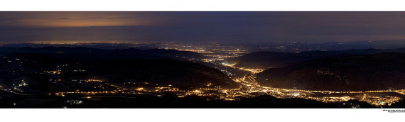 Balade de nuit sur les hauteurs de Foix