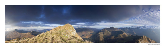 Mont Béas au format panoramique