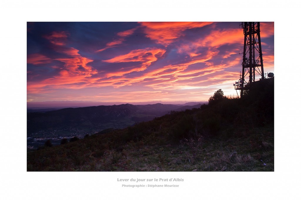 Lever du jour sur Foix