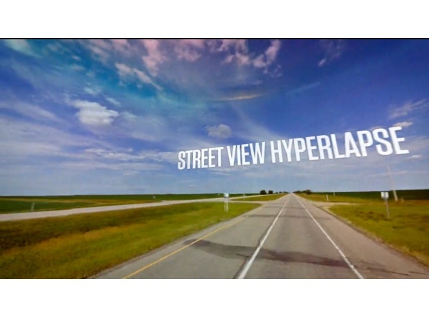 Projet Hyperlapse - Google Streetview