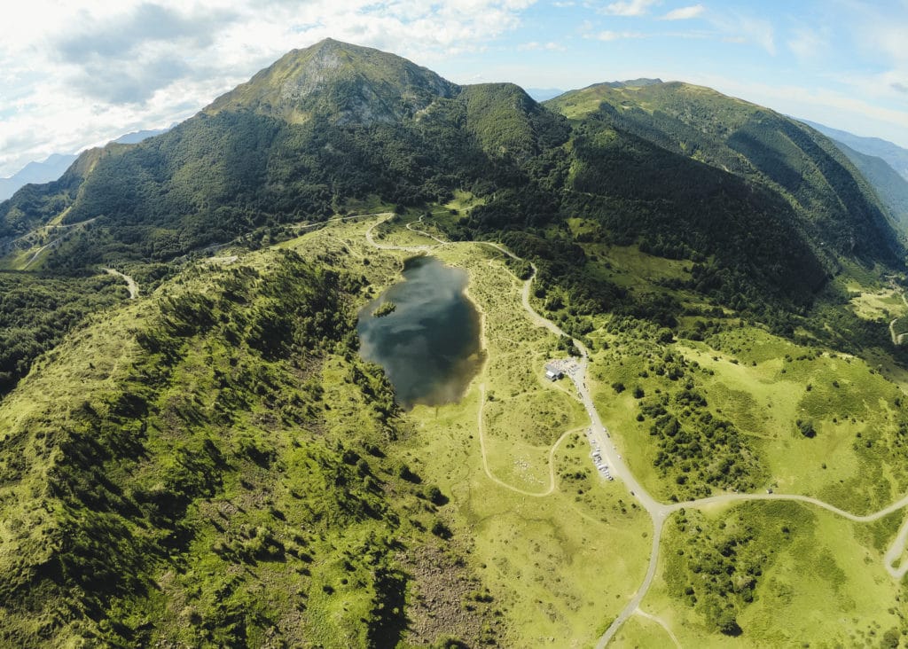 Etang de Lers en parapente