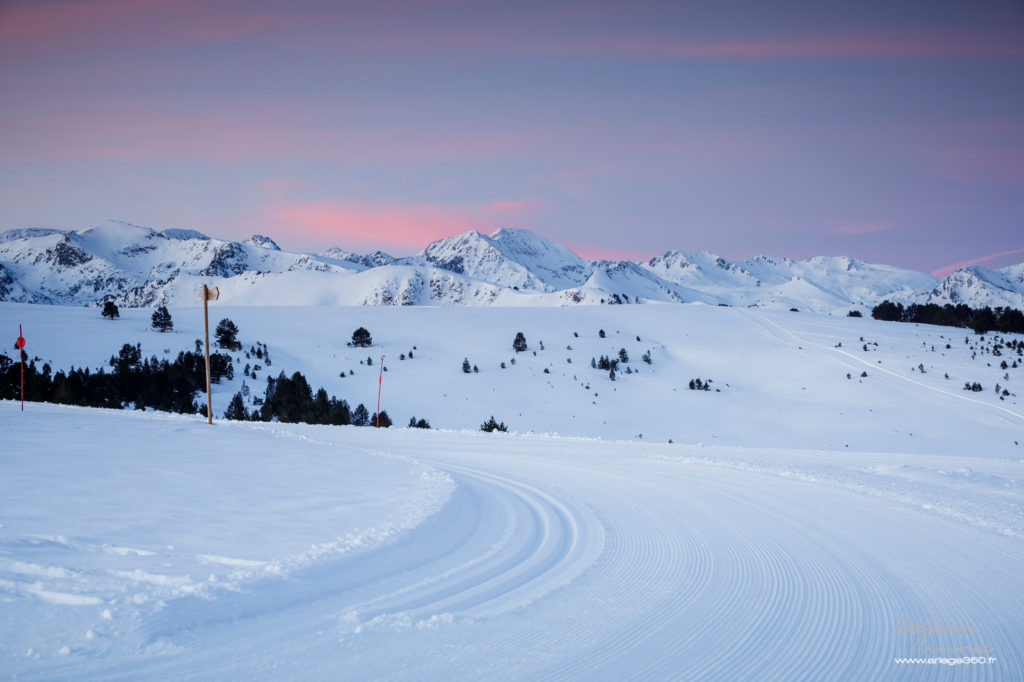 Plateau de Beille en hiver