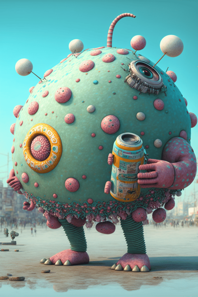 Bacterium by Stéphane Meurisse - promptart