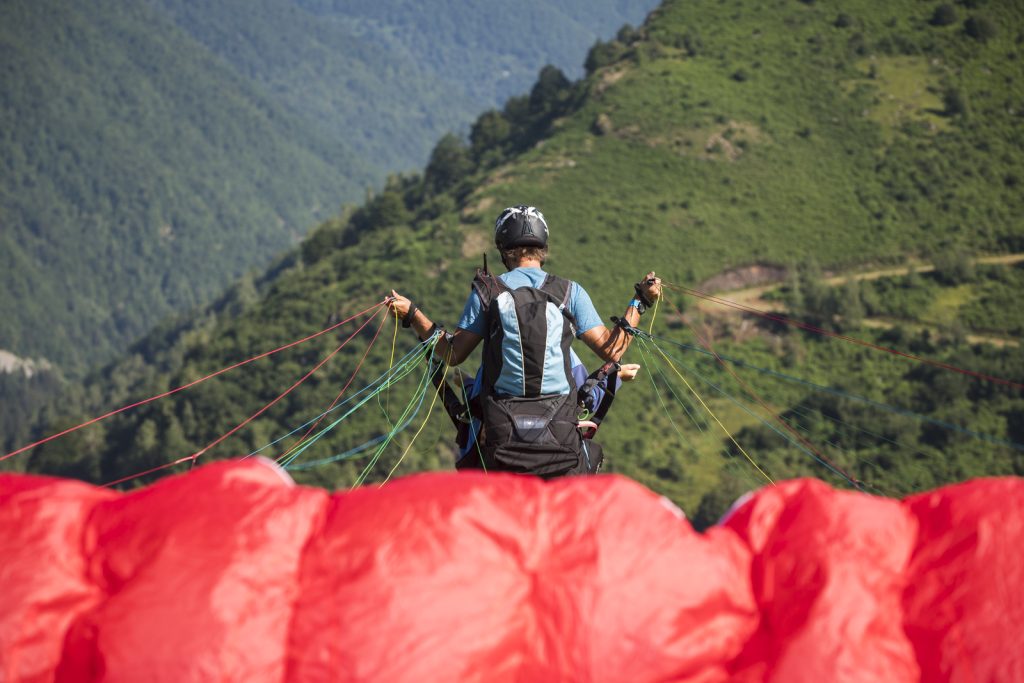 Parapente au Port de Lers